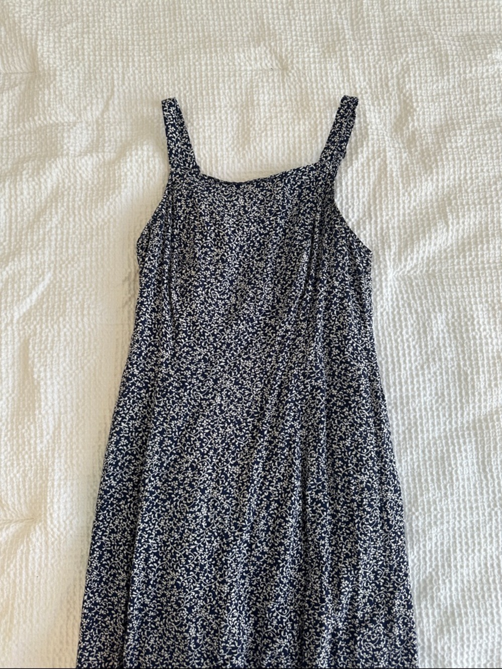 Old Navy Navy & White Floral Maxi Dress